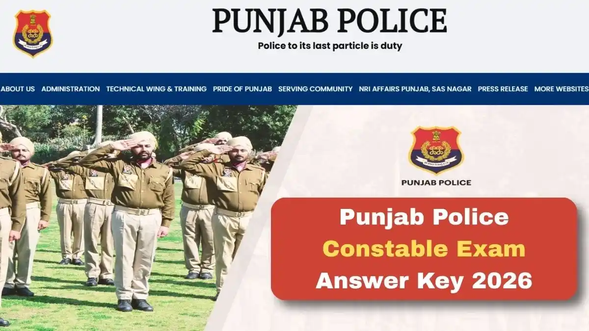 Punjab Police Constable Exam Answer Key 2026 Released, Direct Download Link